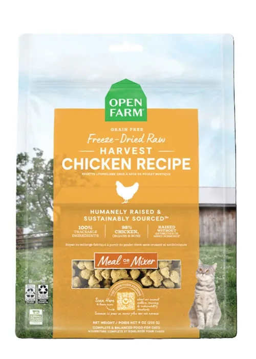 Open Farm Freeze Dried Raw Morsels Chicken 3.5-oz