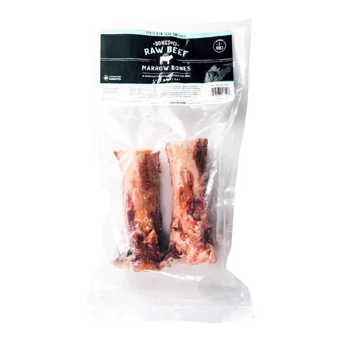 Bones & Co Raw Beef Marrow Bones 6" 2pk
