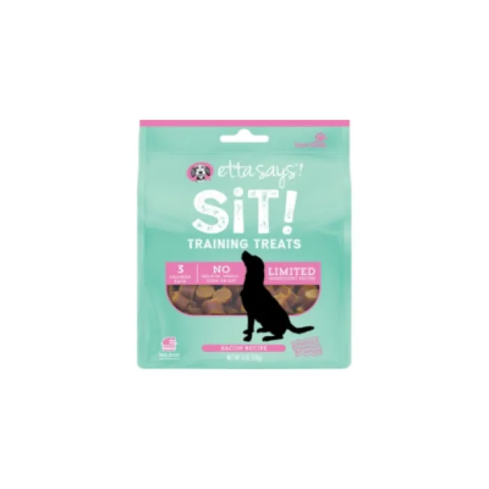 Etta Says! Sit! Training Treats Bacon 6oz