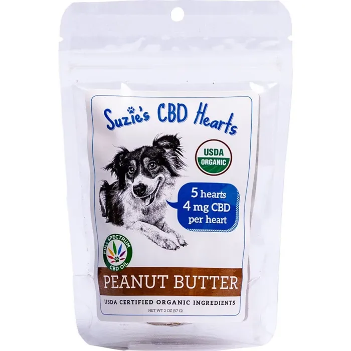Suzie's Cbd Hearts Peanut Butter 8-oz