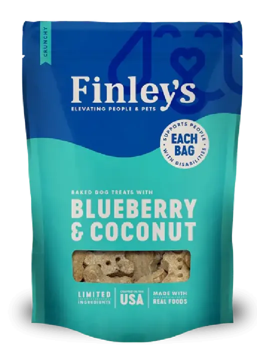 Finley's Blueberry & Coconut Crunchy Biscuit 12-oz