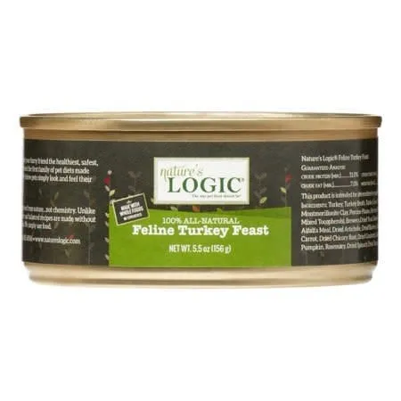 Nature's Logic Feline Turkey Feast 5.5 Oz
