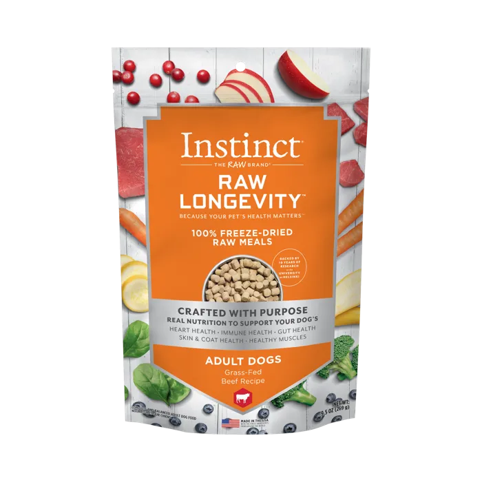 Inst Longevity Adult Beef/cod Bites 9.5-oz