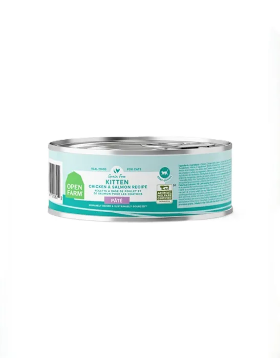 Open Farm Kitten Chicken Salmon Pate Can 2.8-oz