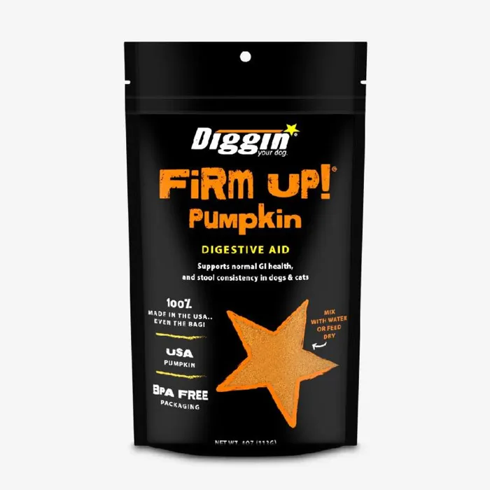Diggin D Firm Up Pumpkin Digestive Aid 4-oz
