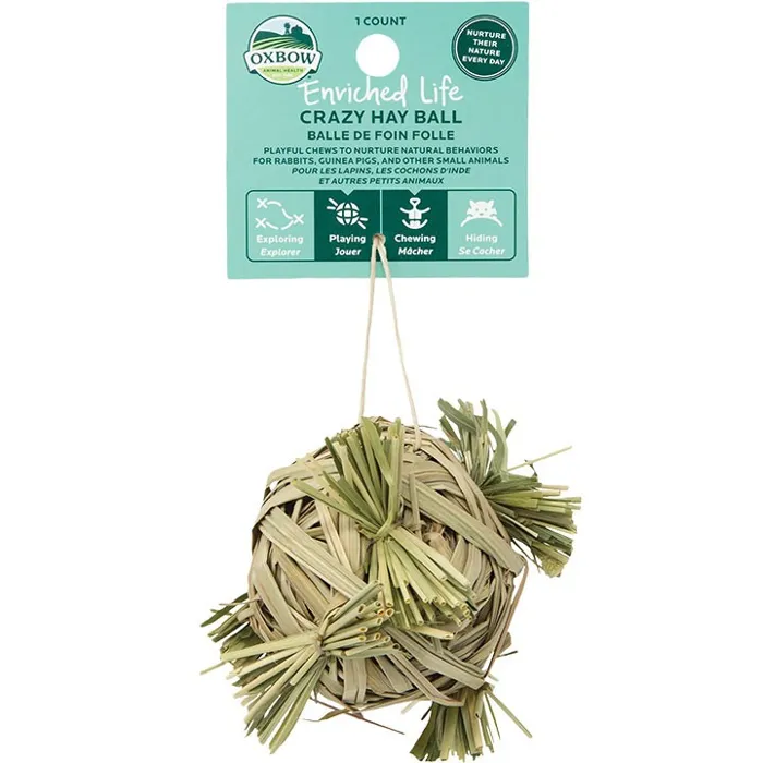 Oxbow Small Animal Crazy Hay Ball