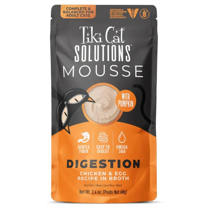 Tiki Cat Solutions Mousse Digestion 2.4-oz