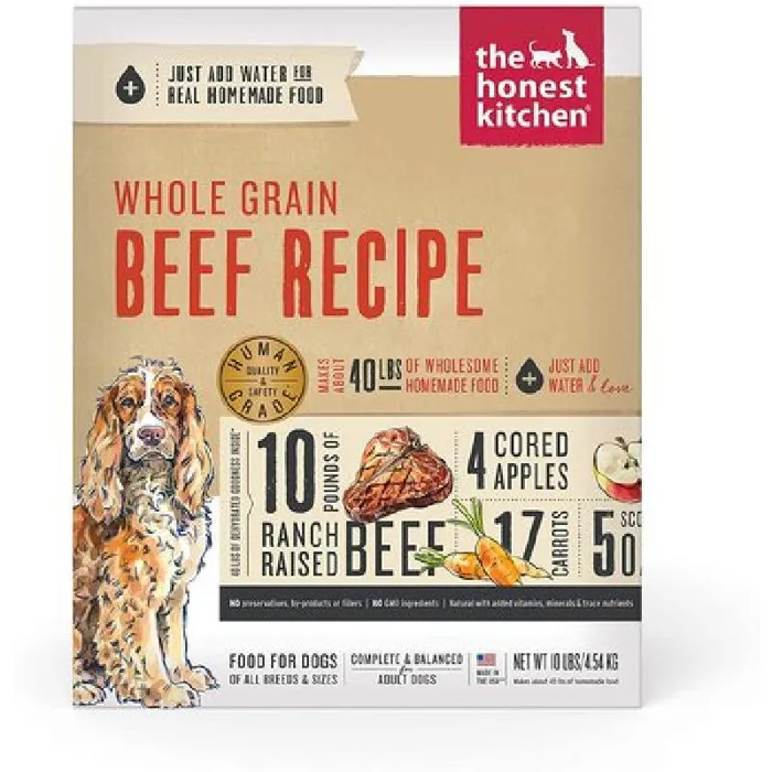 The Honest Kitchen Dog Whole Grain Beef 10-lb