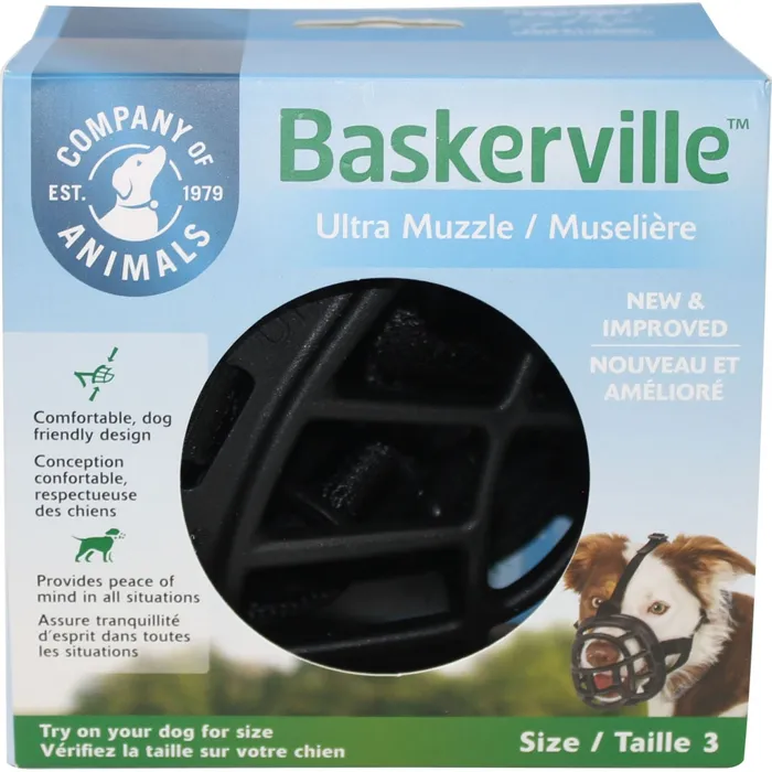 Baskerville Muzzle Ultra Size 3 Border Collie