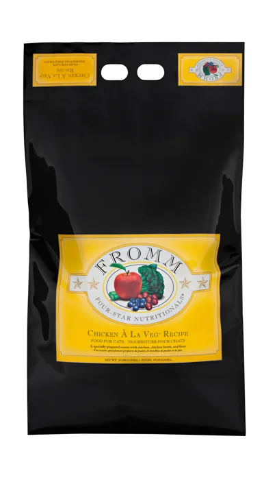 Fromm Four-star Nutritionals Chicken A La Veg Dry Cat Food 10-lb