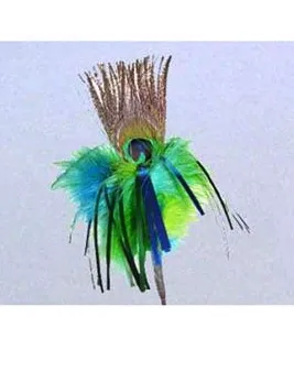 Go Cat Peacock Sprklr 36'' Tickler