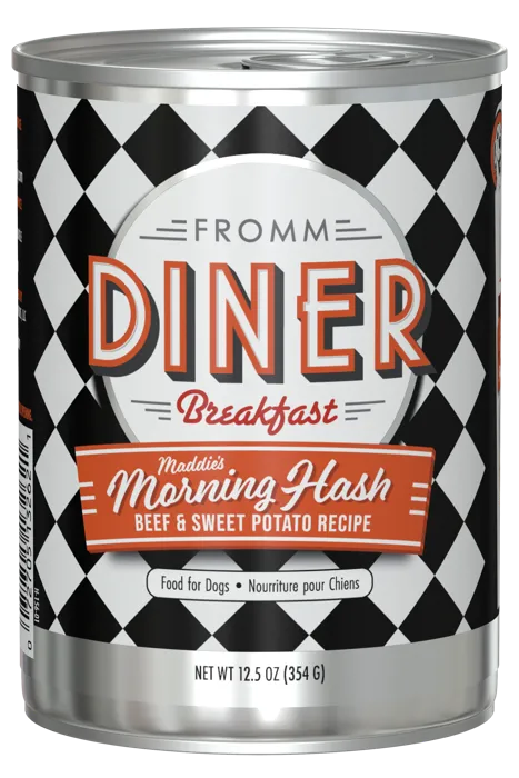 Fromm Diner Breakfast Maddie's Morning Hash Bf & Swt Pot Dog Food 12.5-oz