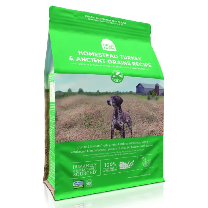 Open Farm Homestead Trky & Ancient Grains Recipe Dry Dog Food, 11-lb