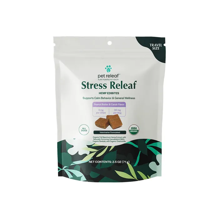 Pet Releaf Stress Peppered Bacon Small 7.5oz