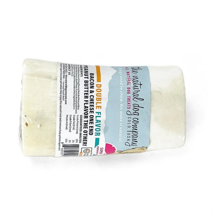The Nat Dog Company Dbl Flavor Bone Bacon Cheese & Pb Flavor 3"