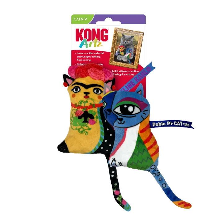 Kong Cat Artz Kahlo/ Picasso 2-pk