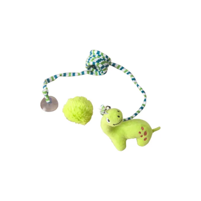 Springy Fun W/pom-pom Cat Toy Asst 52233 Ethical 48/cs