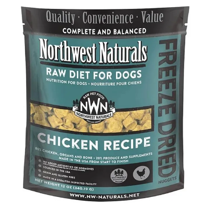 Northwest Naturals Dog Freeze-dried Chicken Nuggets 25oz