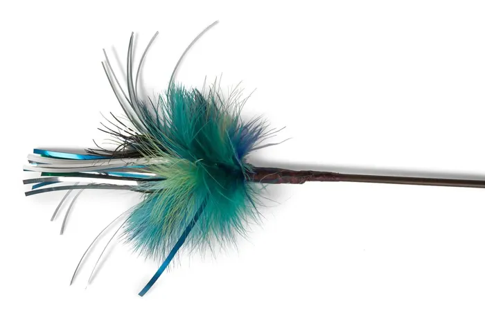 Go Cat Peacock Sprklr 36'' Tickler