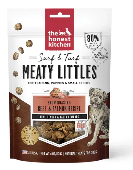 Honest Kitchen Meaty Littles Beef & Salmon 4-oz