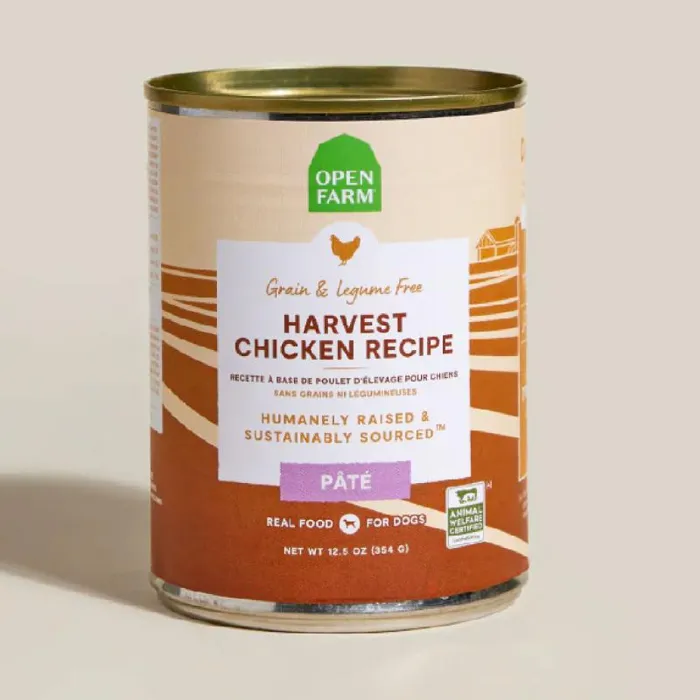 Open Farm Harvest Ckn Grain-free Wet Dog Food Can, 12.5-oz