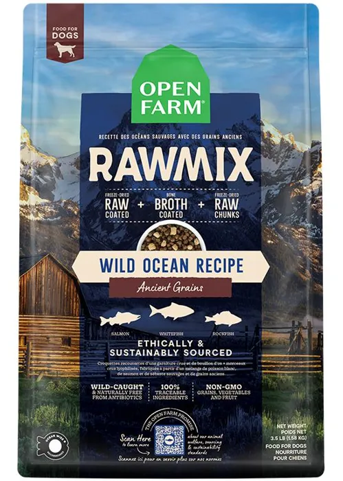 Open Farm D Rawmix Wild Ocean Ancient Grain 3.5-lb