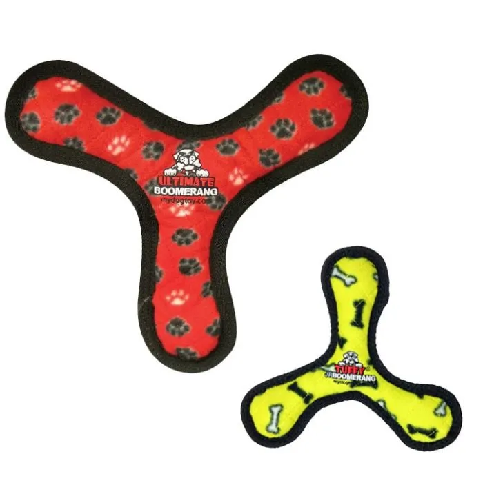 Tuff Toys Ultimate Bowmerang Paw Print Red