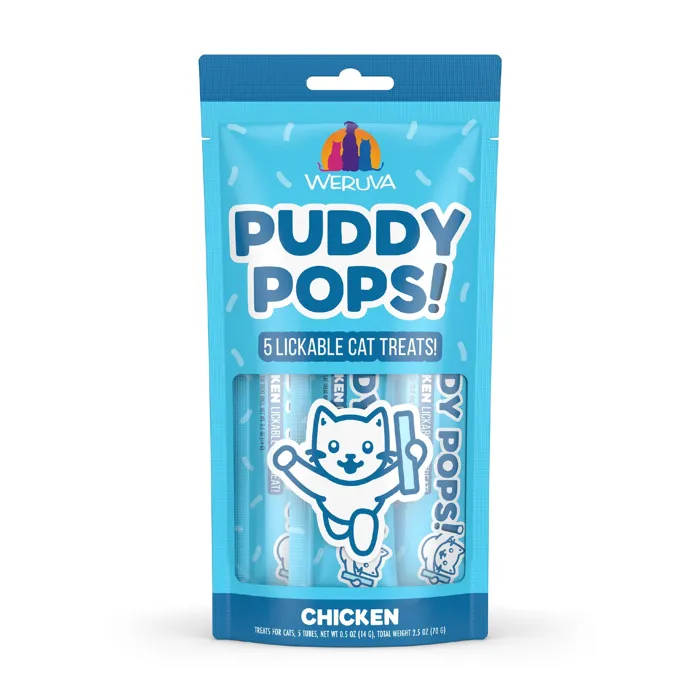 Weruva Cat Pop Lickable Chicken Treat 5-pk