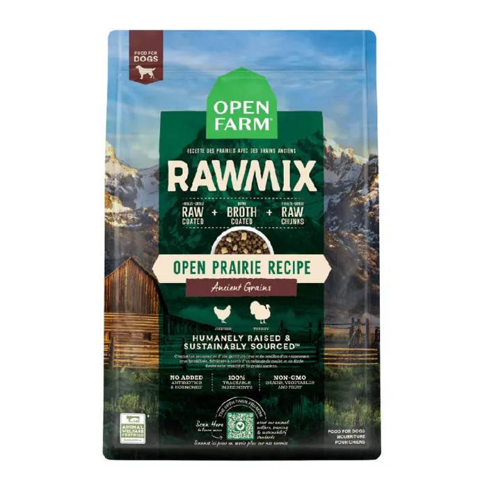 Open Farm Dog Rawmix Open Prairie Ancient Grain 20-lb