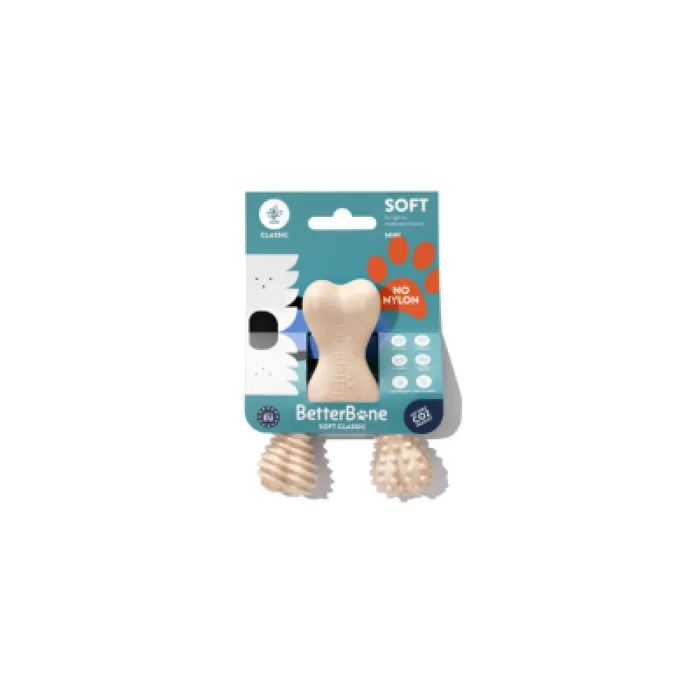 Better Bone Mini Dog Classic Soft Bone Chew Toy Ea