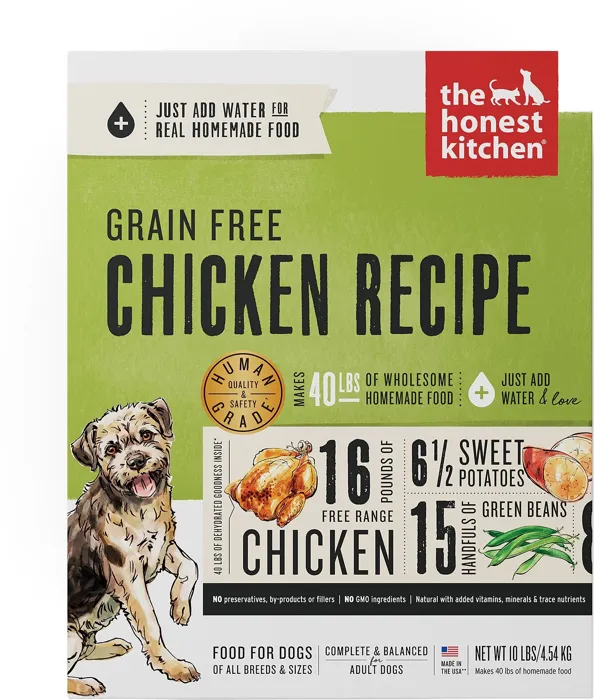 The Honest Kitchen Dog Grain Free Chicken 10-lbs