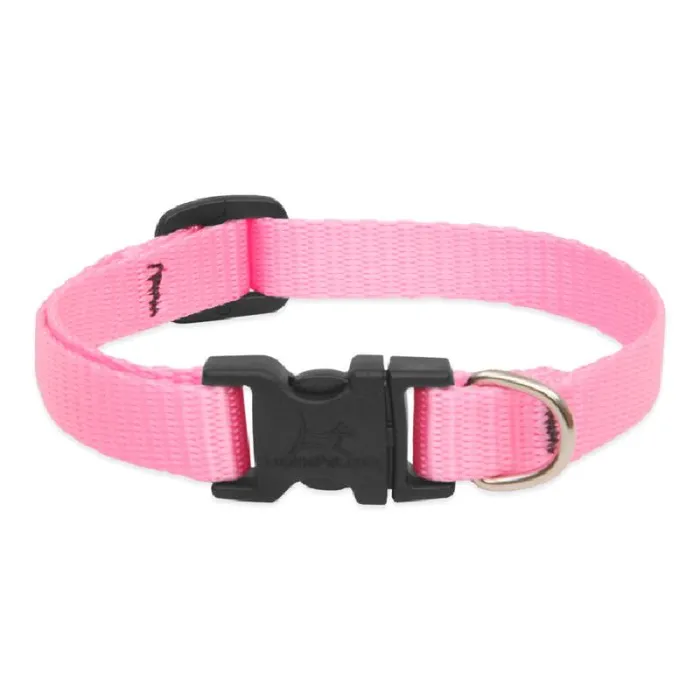 Lupine Adjustable Collar 1/2" 10-16" Pink