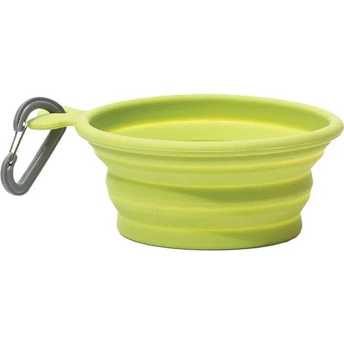Messy Mutts Collapsible Bowl Green 1.5-cup