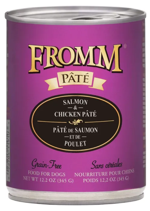 Fromm Dog Salmon & Chicken Pate 12-oz