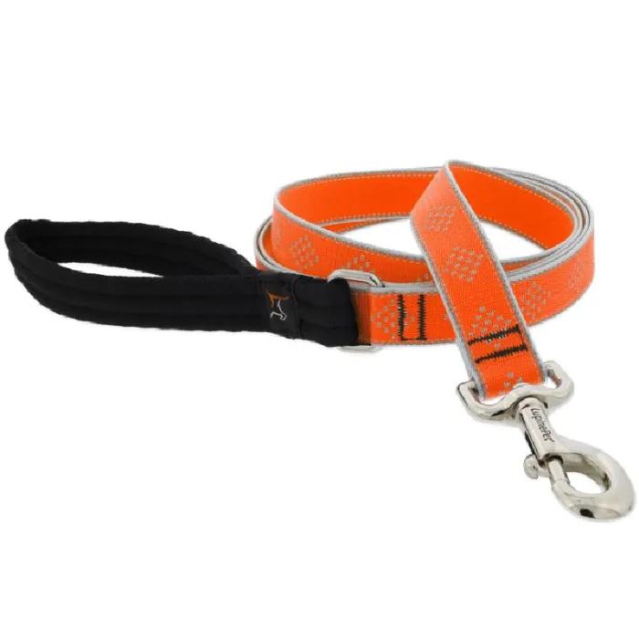 1 Inch Orange Damond Leash 6 Foot