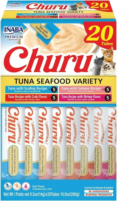 Inaba Churu Tuna & Seafood Variety 20-pk