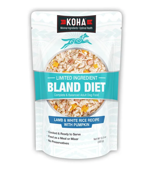Koha Dog Bland Diet Lamb Pouch 12.5-oz