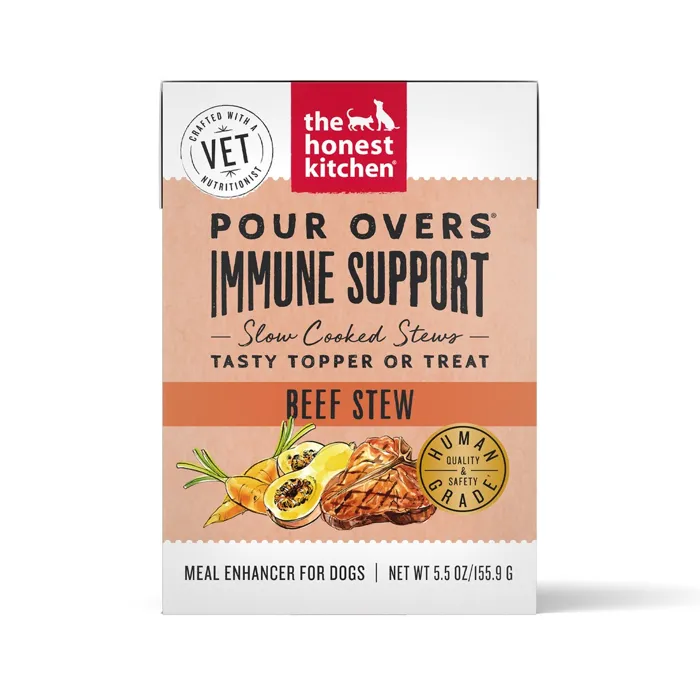 Honest Kitchen Pour Over Immune Support Beef 5.5-oz