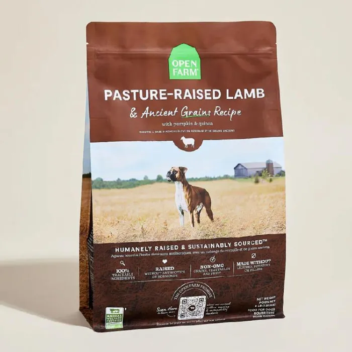 Open Farm Dog Dry Pasture Raised Lamb With Ancient Grains 4-lb
