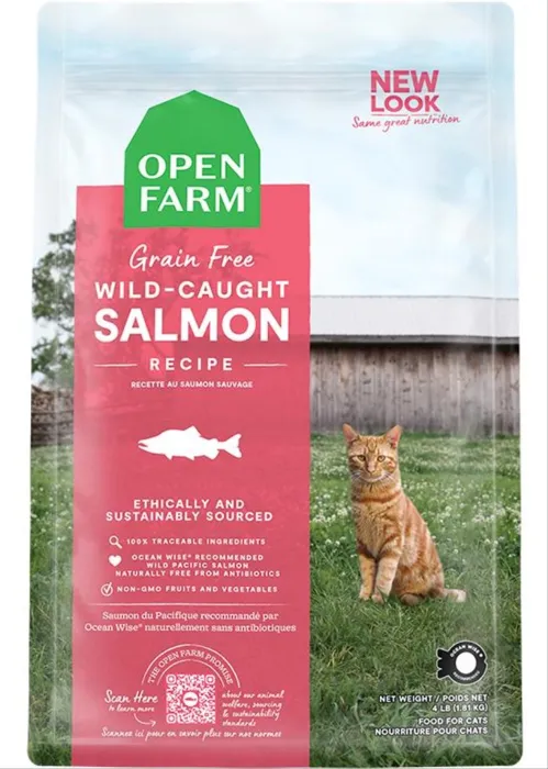 Open Farm Cat Gf Wild Caught Salmon 2-lb