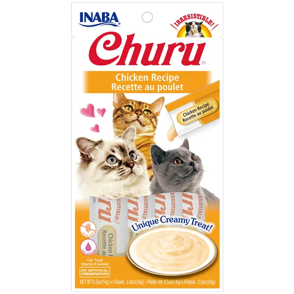 Inaba Ciao Cat Churu Purees Ckn 2-oz