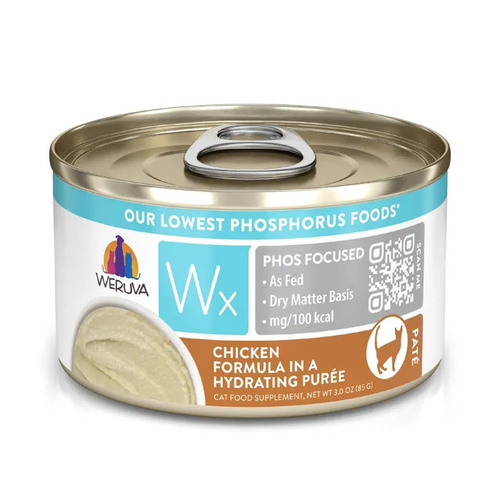 Weruva Cat Wx Low Phos Gf Chicken Puree 3-oz