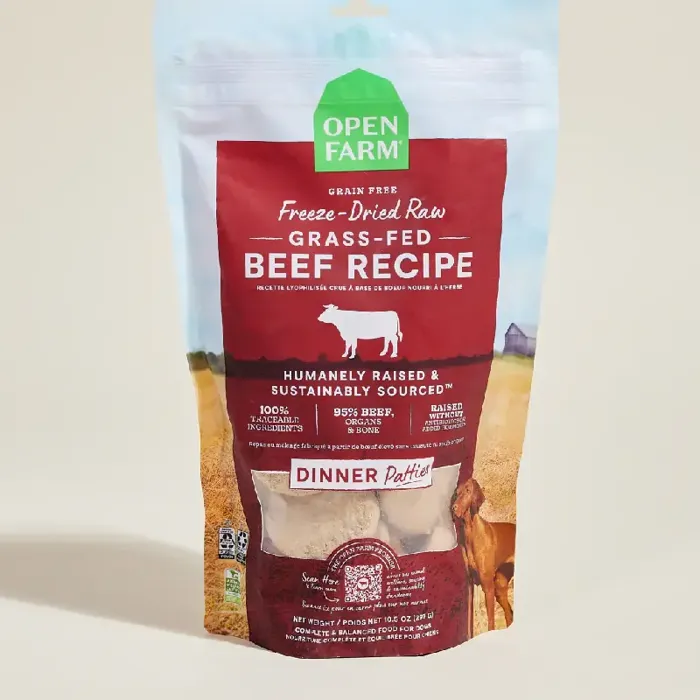 Freeze Dried Raw Morsels Patties Beef - 10.5oz