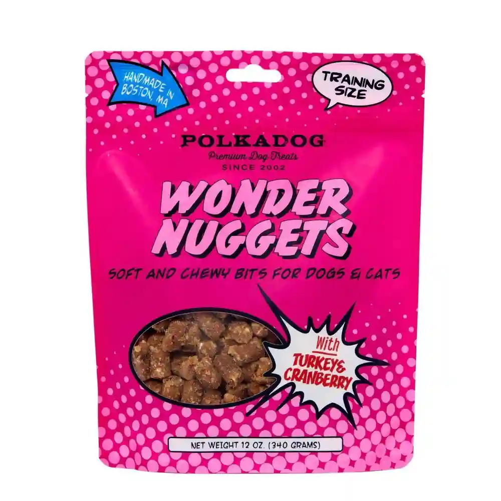 Wonder Nuggets – Trky & Cranberry Dog Treats 12-oz