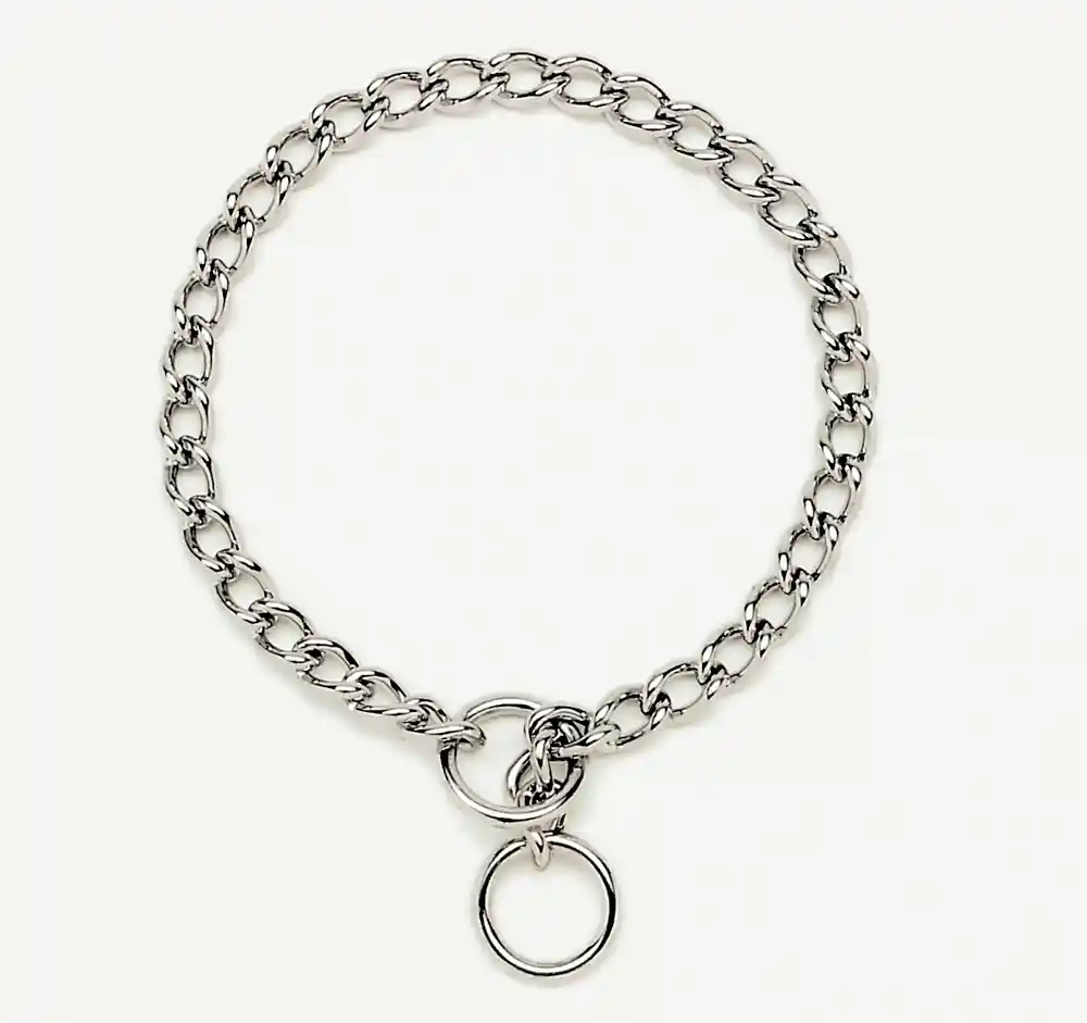Chain Training Dog Collar - Chrome 2.0 Mm X 16"