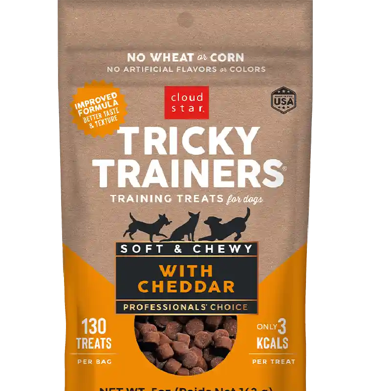Chewy Tricky Trainers Cheddar Dog Treats 14-oz
