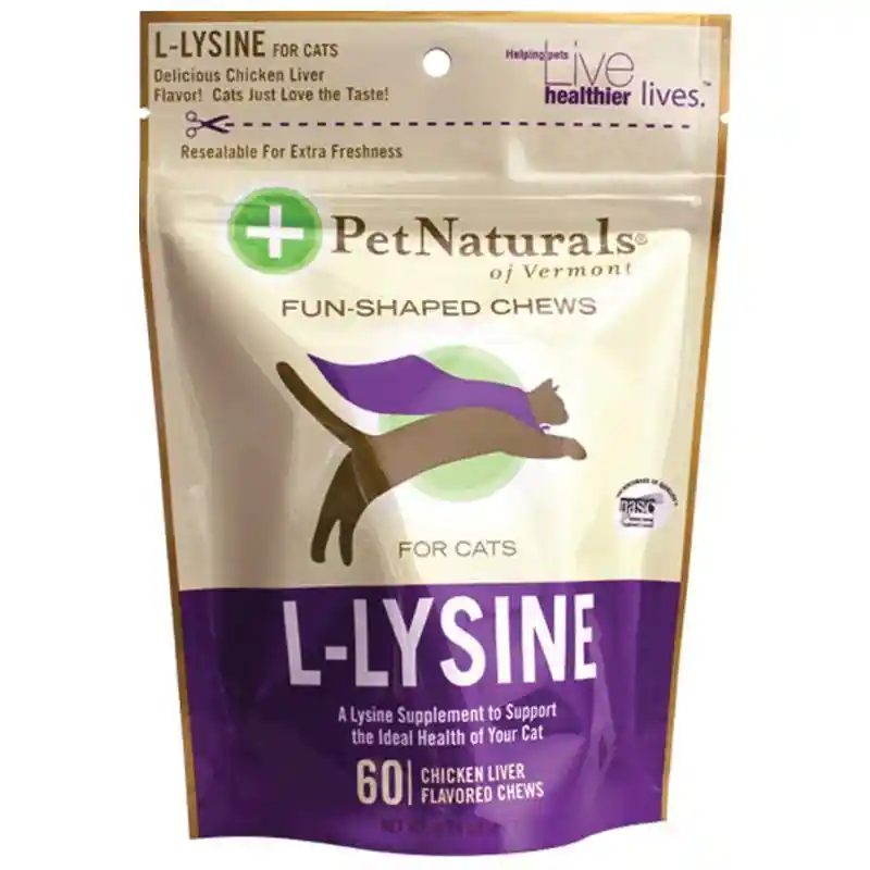Pet Naturals L-lysine Cat Treats 60-ct
