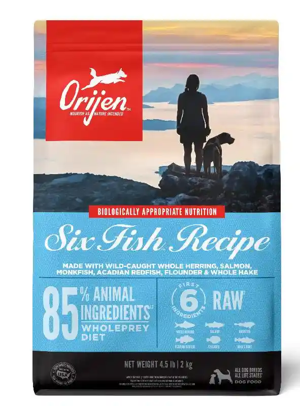 Dry Dog Food, Six Fish, Grain Free 4.5-lb