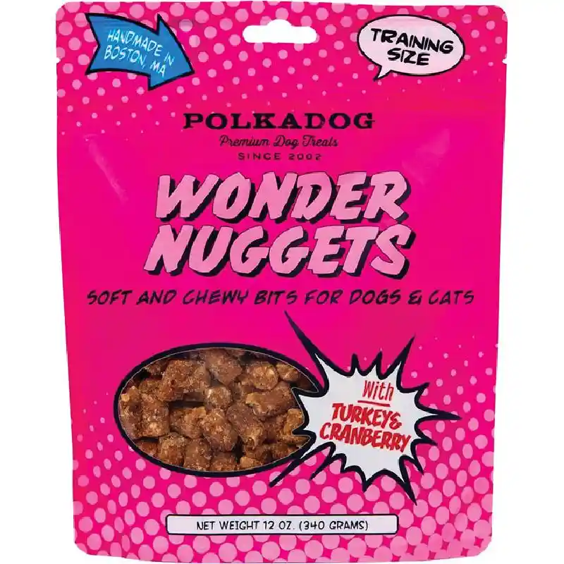 Wonder Nuggets – Trky & Cranberry Dog Treats 12-oz
