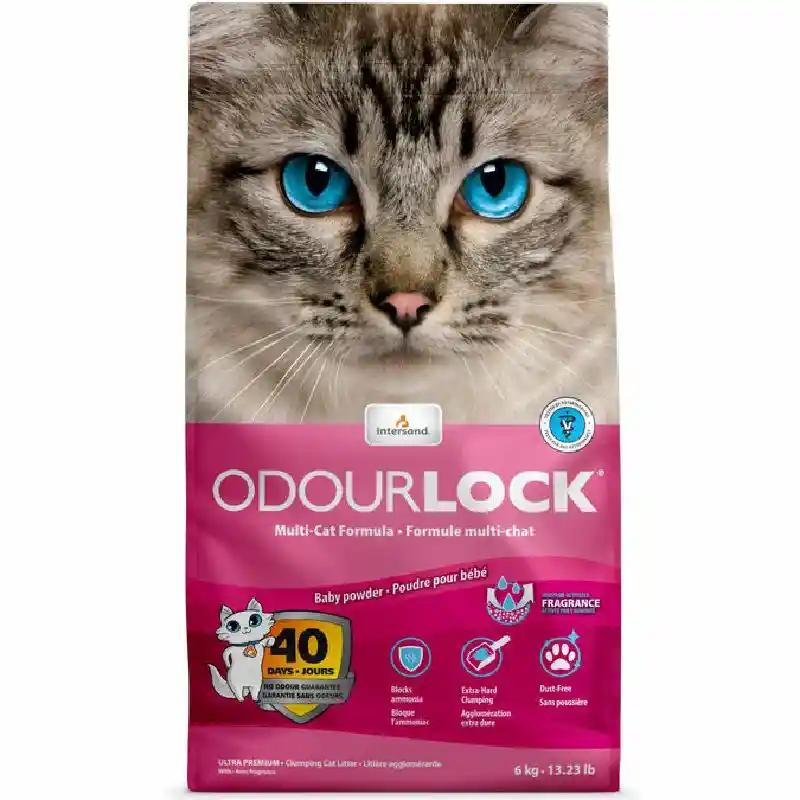 Intersand Litter Odorlock Baby Powder 13-lb
